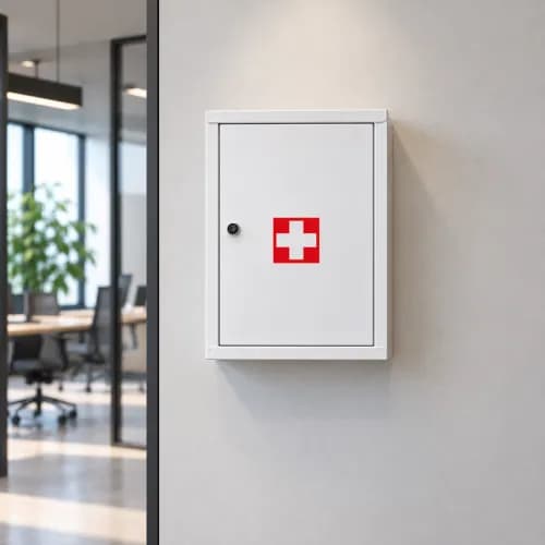 Lääkekaappi lukolla