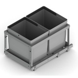 Waste basket caddy etusarjakiinnityksellä