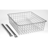 Rolling slide basket