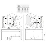 Hettich Salso kulmakaapin mekanismi