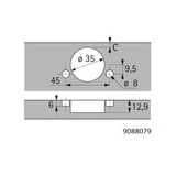 Hettich Sensys 45°
