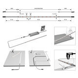 Versa Fix 4x6 pisteetön upotettava LED-valonauha